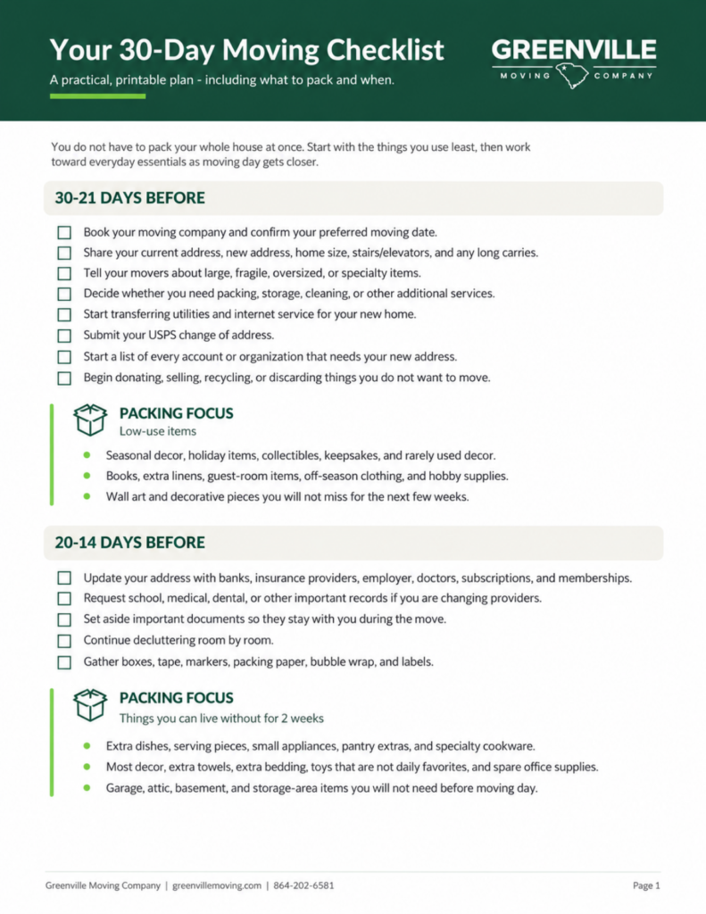 greenville-moving-checklist